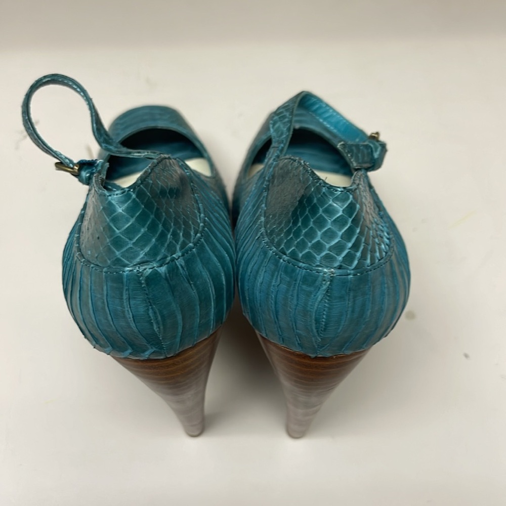 NWOT Leon Max Snakeskin Shoes - Picture 5 of 5